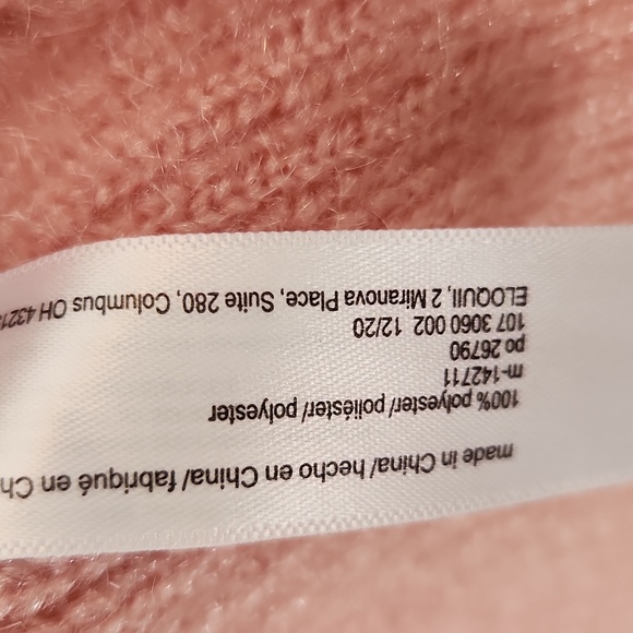 Eloquii Pink Cardigan Tank Top Set Fuzzy - Picture 12 of 12